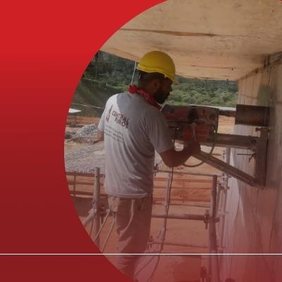 Furos e Corte em Concreto